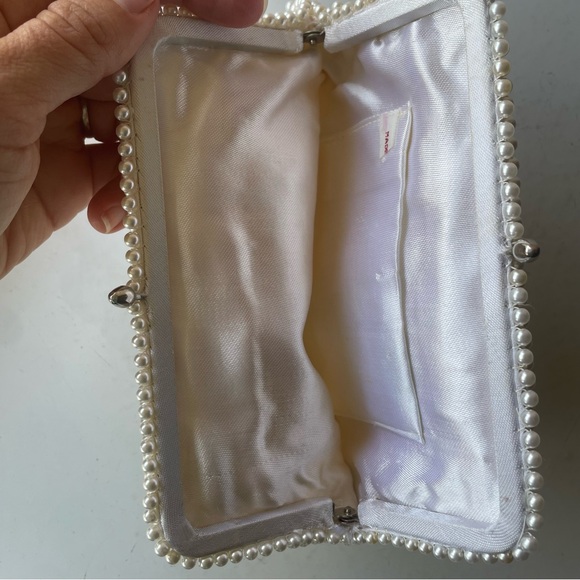 Vintage Pearl Beaded Clutch - Picture 4 of 4